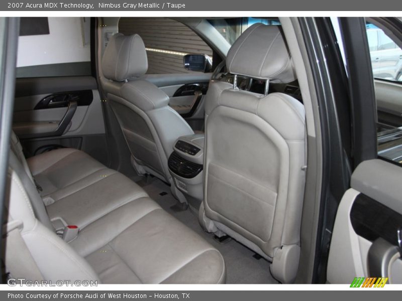 Nimbus Gray Metallic / Taupe 2007 Acura MDX Technology