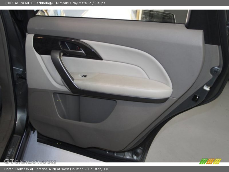 Nimbus Gray Metallic / Taupe 2007 Acura MDX Technology