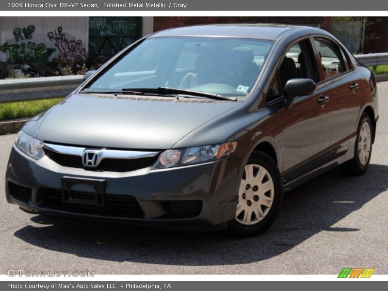 Polished Metal Metallic / Gray 2009 Honda Civic DX-VP Sedan