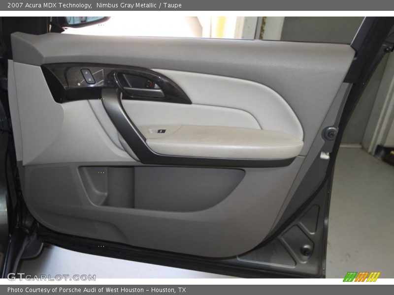 Nimbus Gray Metallic / Taupe 2007 Acura MDX Technology