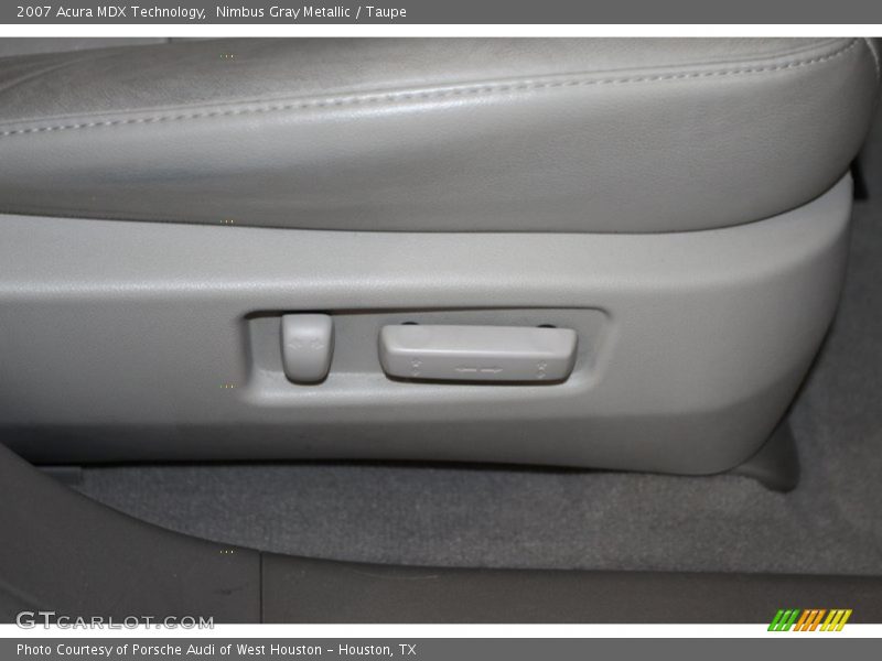 Nimbus Gray Metallic / Taupe 2007 Acura MDX Technology