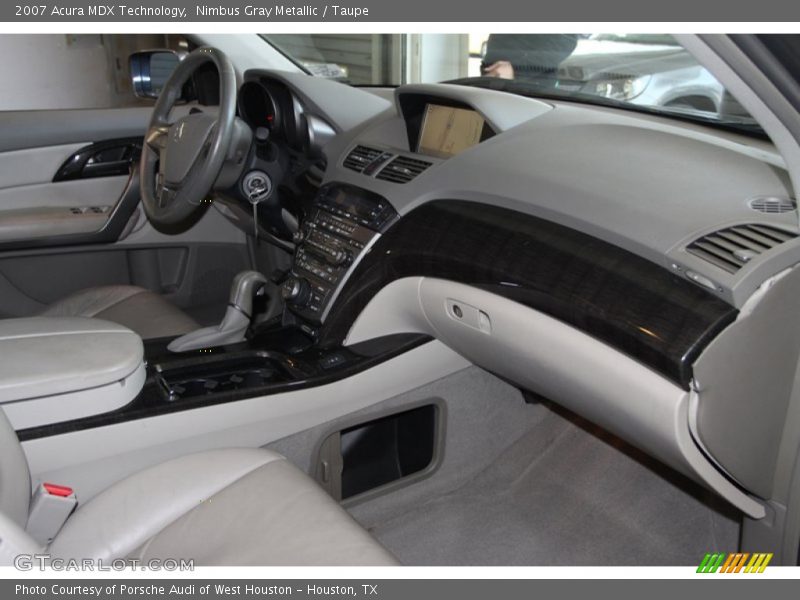 Nimbus Gray Metallic / Taupe 2007 Acura MDX Technology