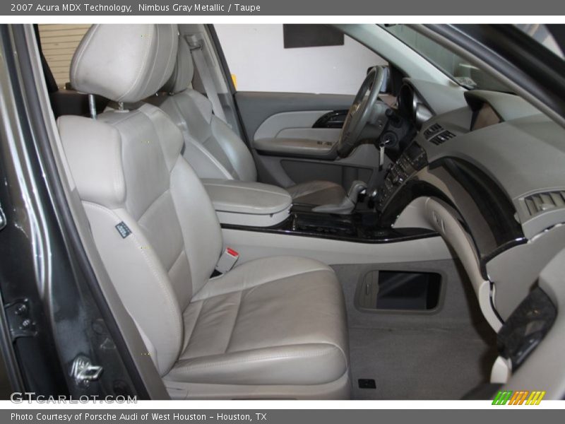 Nimbus Gray Metallic / Taupe 2007 Acura MDX Technology