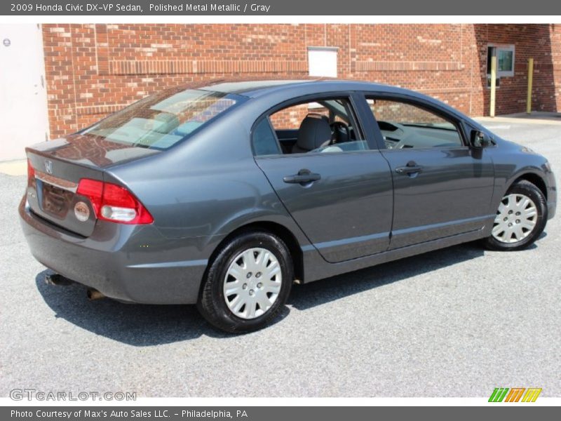Polished Metal Metallic / Gray 2009 Honda Civic DX-VP Sedan