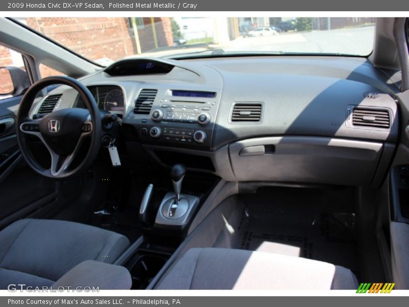 Polished Metal Metallic / Gray 2009 Honda Civic DX-VP Sedan