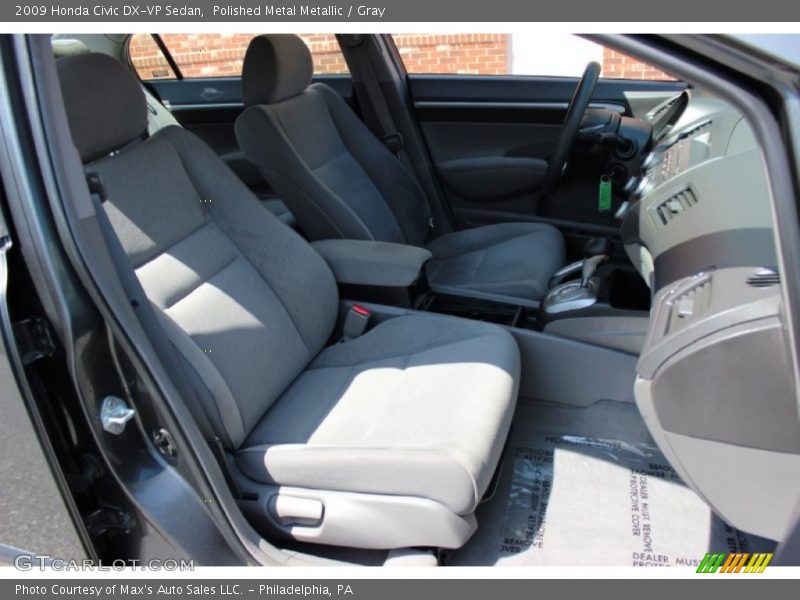 Polished Metal Metallic / Gray 2009 Honda Civic DX-VP Sedan