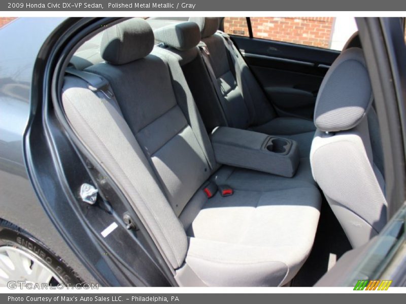 Polished Metal Metallic / Gray 2009 Honda Civic DX-VP Sedan