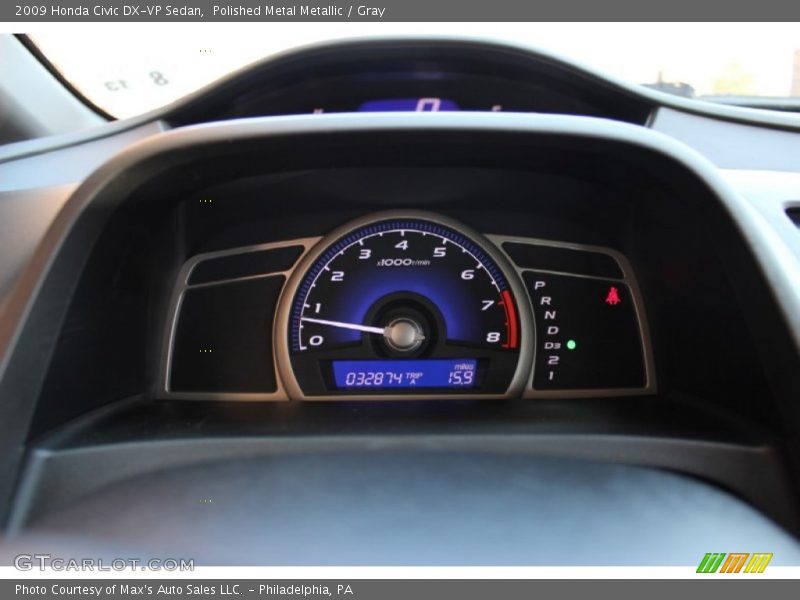 Polished Metal Metallic / Gray 2009 Honda Civic DX-VP Sedan