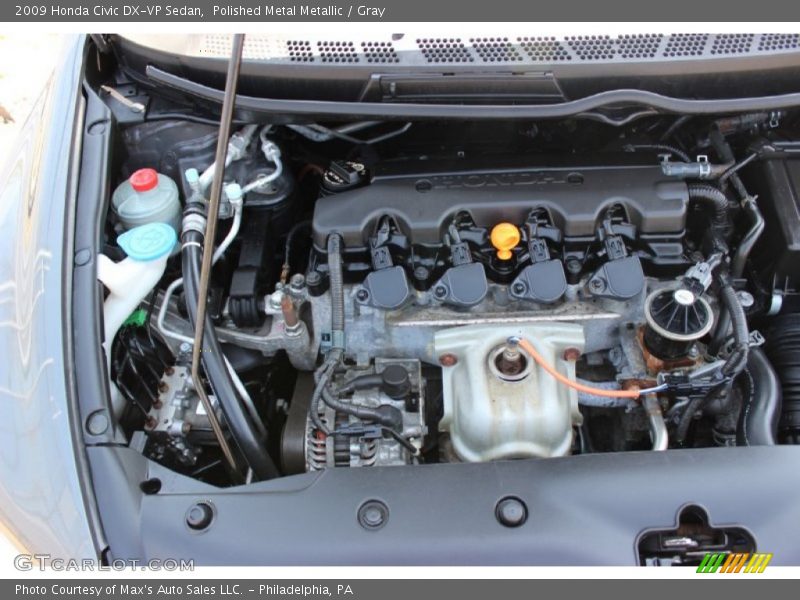 Polished Metal Metallic / Gray 2009 Honda Civic DX-VP Sedan