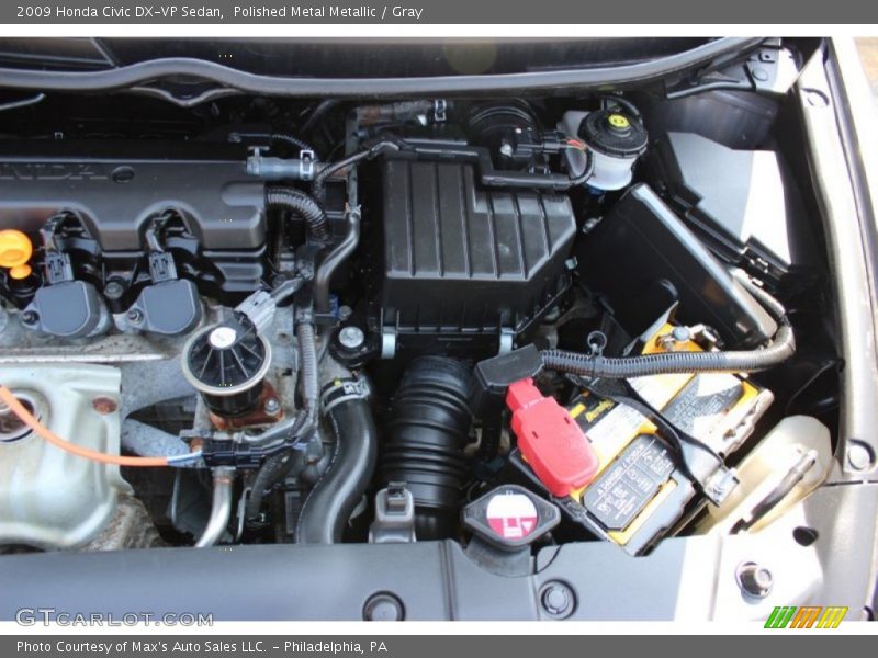 Polished Metal Metallic / Gray 2009 Honda Civic DX-VP Sedan