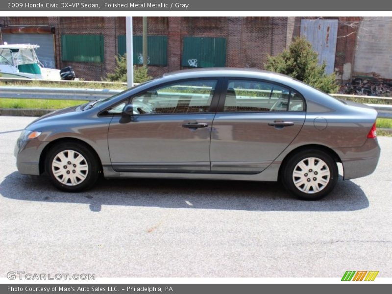 Polished Metal Metallic / Gray 2009 Honda Civic DX-VP Sedan