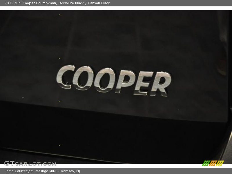 Absolute Black / Carbon Black 2013 Mini Cooper Countryman