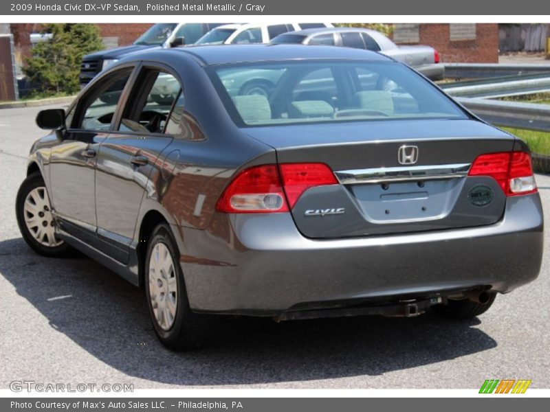 Polished Metal Metallic / Gray 2009 Honda Civic DX-VP Sedan