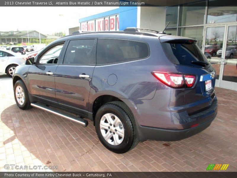 Atlantis Blue Metallic / Dark Titanium/Light Titanium 2013 Chevrolet Traverse LS