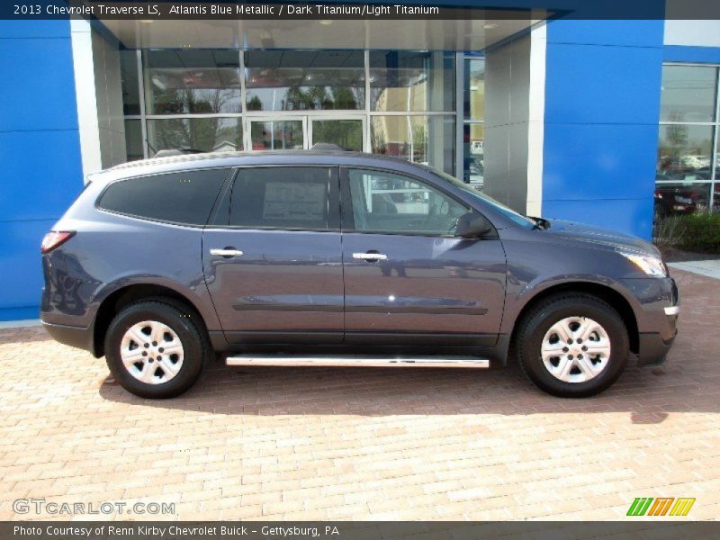 Atlantis Blue Metallic / Dark Titanium/Light Titanium 2013 Chevrolet Traverse LS