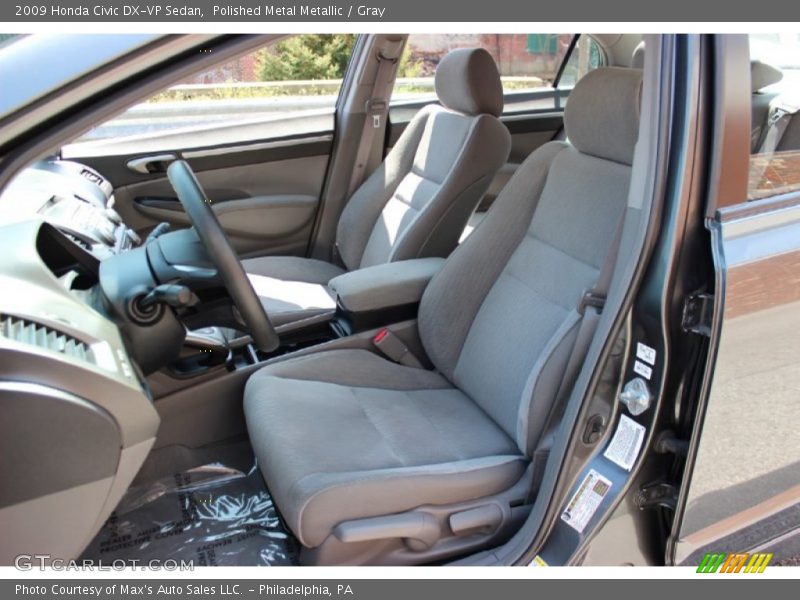 Polished Metal Metallic / Gray 2009 Honda Civic DX-VP Sedan