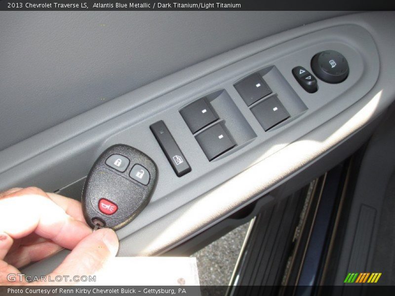 Atlantis Blue Metallic / Dark Titanium/Light Titanium 2013 Chevrolet Traverse LS
