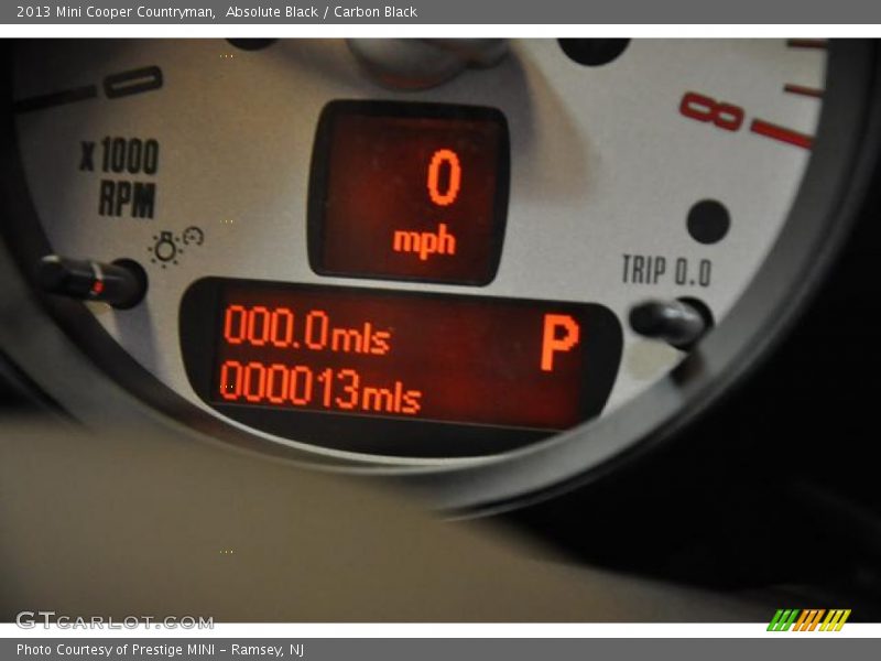 Absolute Black / Carbon Black 2013 Mini Cooper Countryman