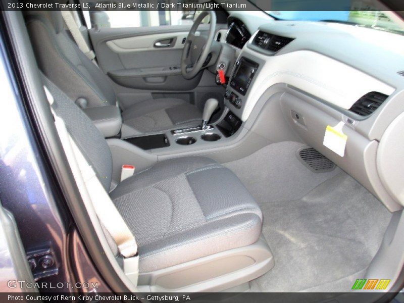 Atlantis Blue Metallic / Dark Titanium/Light Titanium 2013 Chevrolet Traverse LS