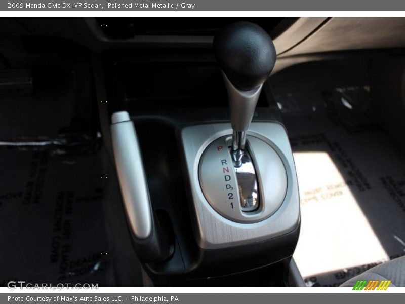 Polished Metal Metallic / Gray 2009 Honda Civic DX-VP Sedan