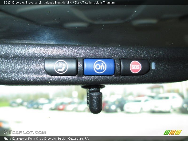 Atlantis Blue Metallic / Dark Titanium/Light Titanium 2013 Chevrolet Traverse LS