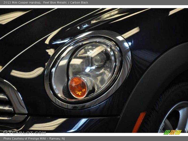 Reef Blue Metallic / Carbon Black 2013 Mini Cooper Hardtop
