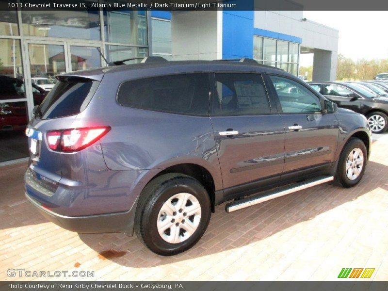 Atlantis Blue Metallic / Dark Titanium/Light Titanium 2013 Chevrolet Traverse LS