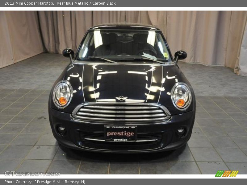 Reef Blue Metallic / Carbon Black 2013 Mini Cooper Hardtop