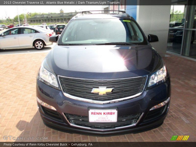 Atlantis Blue Metallic / Dark Titanium/Light Titanium 2013 Chevrolet Traverse LS