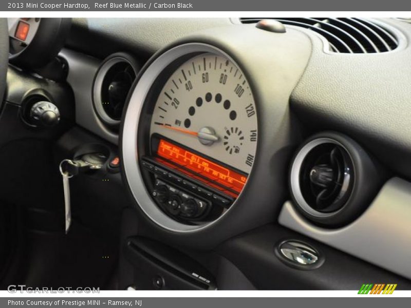 Reef Blue Metallic / Carbon Black 2013 Mini Cooper Hardtop