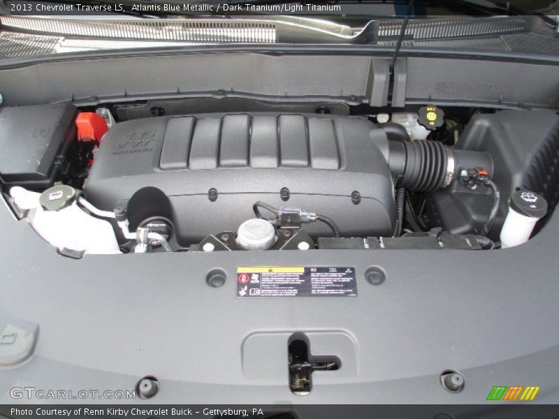 Atlantis Blue Metallic / Dark Titanium/Light Titanium 2013 Chevrolet Traverse LS