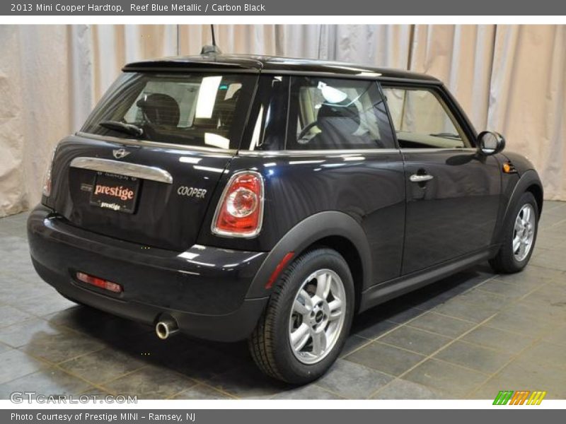 Reef Blue Metallic / Carbon Black 2013 Mini Cooper Hardtop