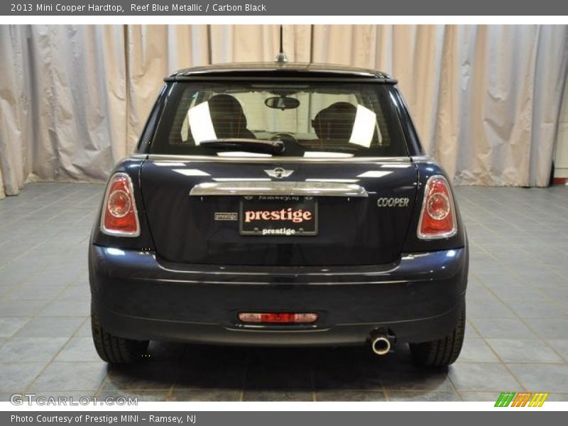 Reef Blue Metallic / Carbon Black 2013 Mini Cooper Hardtop