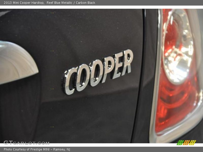 Reef Blue Metallic / Carbon Black 2013 Mini Cooper Hardtop