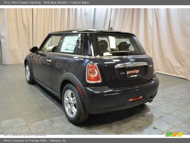 Reef Blue Metallic / Carbon Black 2013 Mini Cooper Hardtop