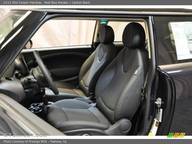 Reef Blue Metallic / Carbon Black 2013 Mini Cooper Hardtop