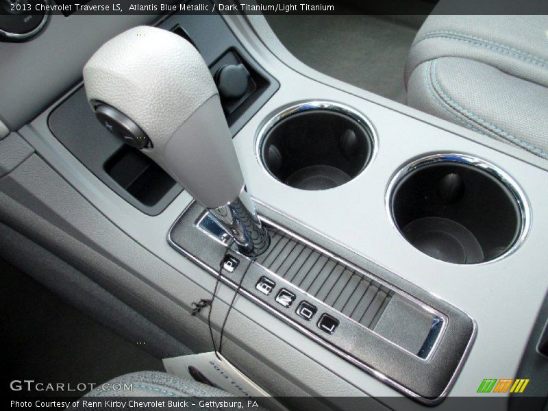 Atlantis Blue Metallic / Dark Titanium/Light Titanium 2013 Chevrolet Traverse LS