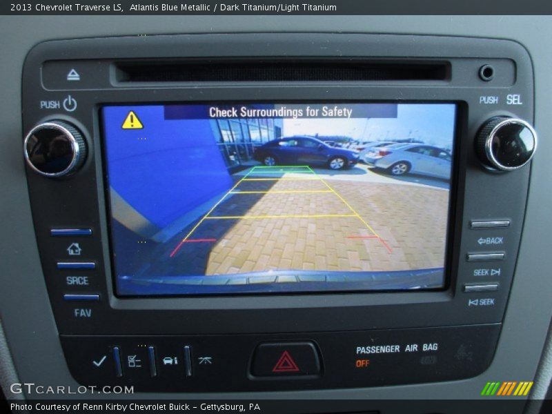 Atlantis Blue Metallic / Dark Titanium/Light Titanium 2013 Chevrolet Traverse LS