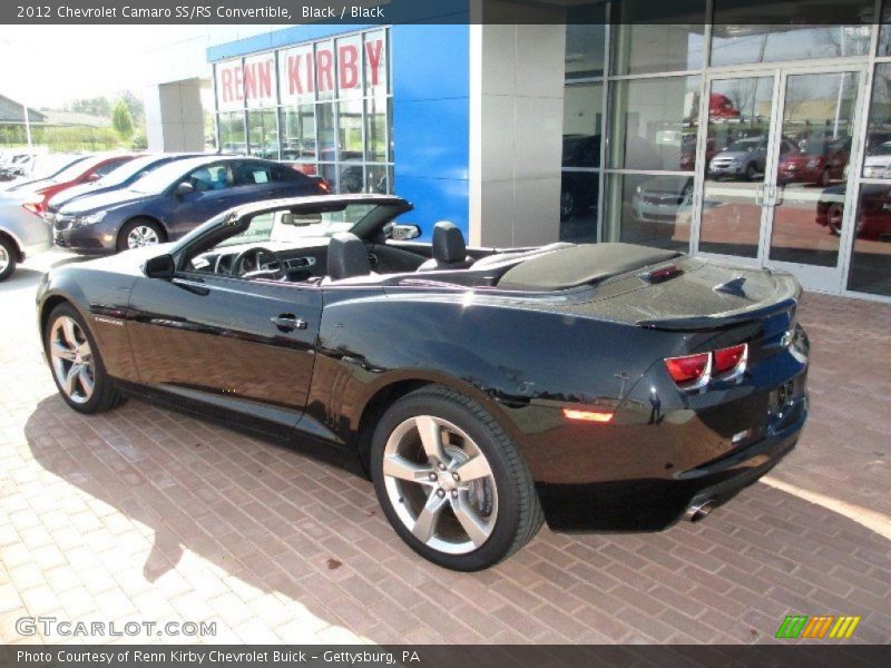 Black / Black 2012 Chevrolet Camaro SS/RS Convertible