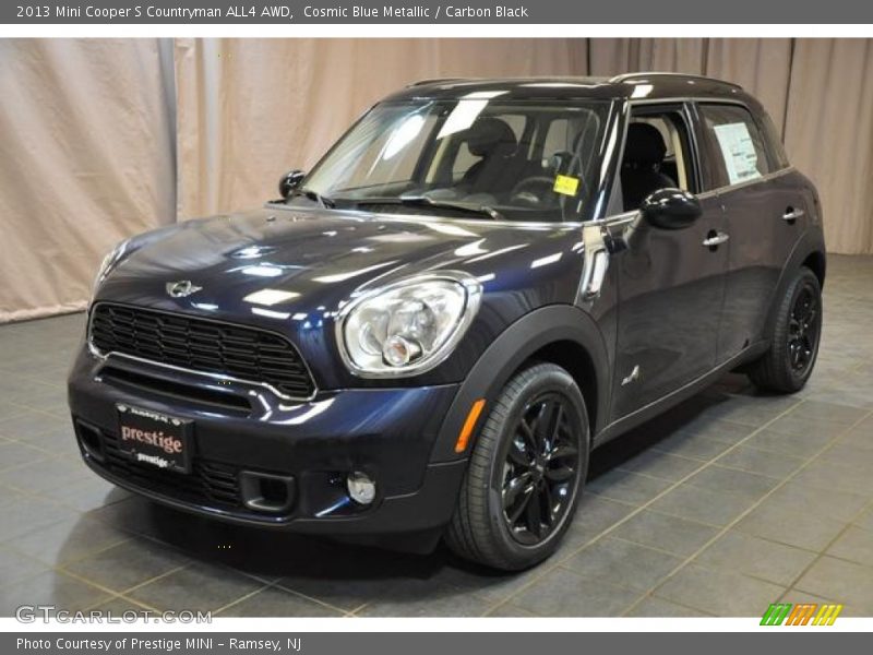 Cosmic Blue Metallic / Carbon Black 2013 Mini Cooper S Countryman ALL4 AWD