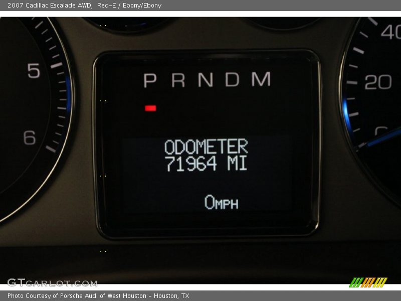 Red-E / Ebony/Ebony 2007 Cadillac Escalade AWD