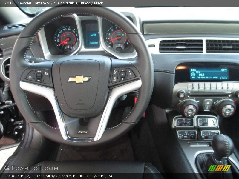 Black / Black 2012 Chevrolet Camaro SS/RS Convertible