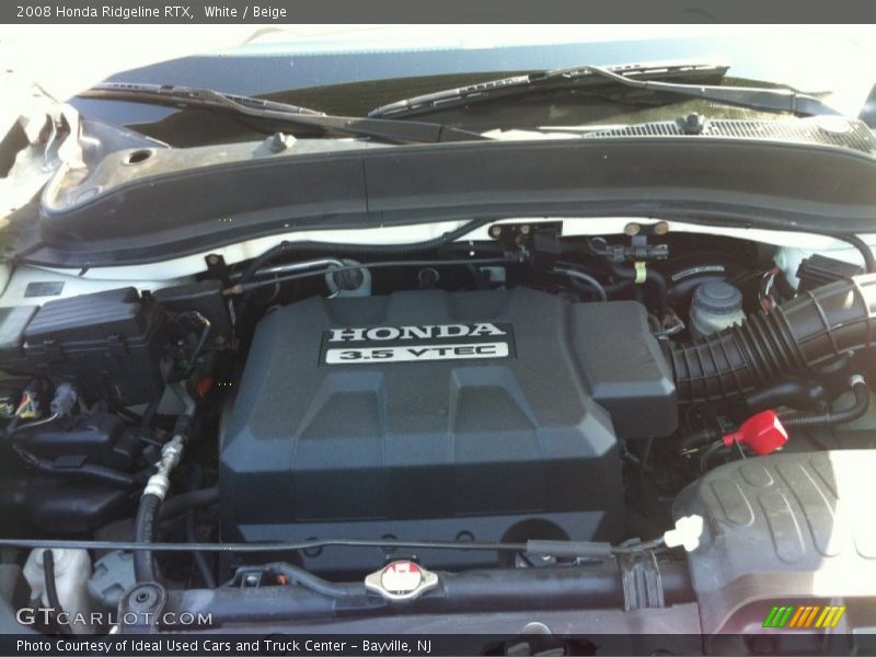 White / Beige 2008 Honda Ridgeline RTX