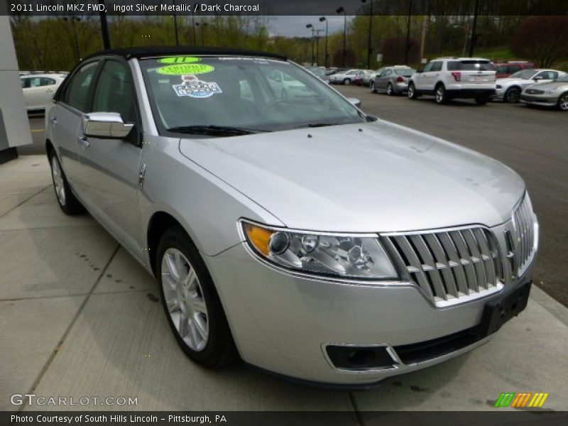 Ingot Silver Metallic / Dark Charcoal 2011 Lincoln MKZ FWD