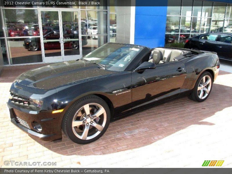 Black / Black 2012 Chevrolet Camaro SS/RS Convertible