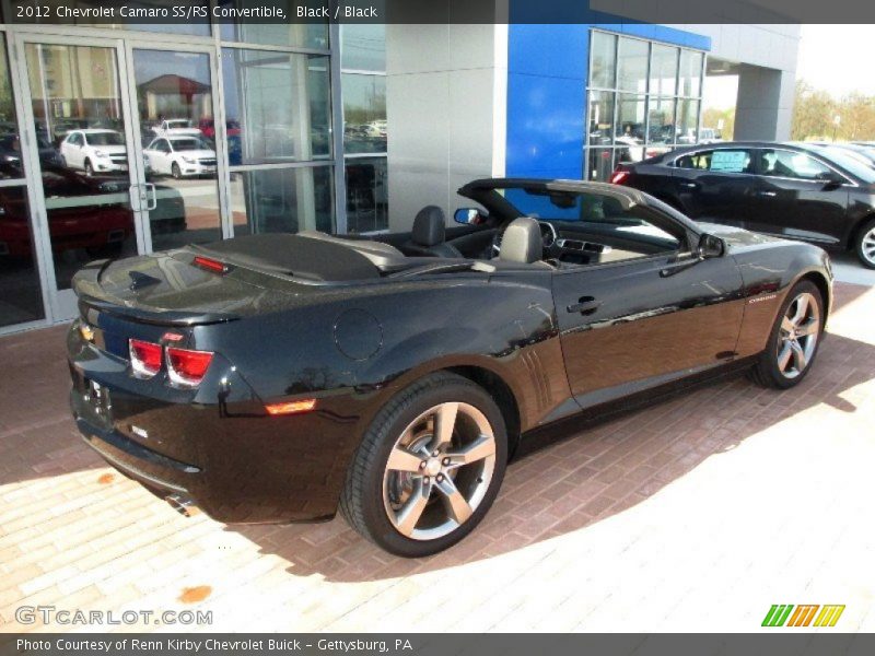 Black / Black 2012 Chevrolet Camaro SS/RS Convertible