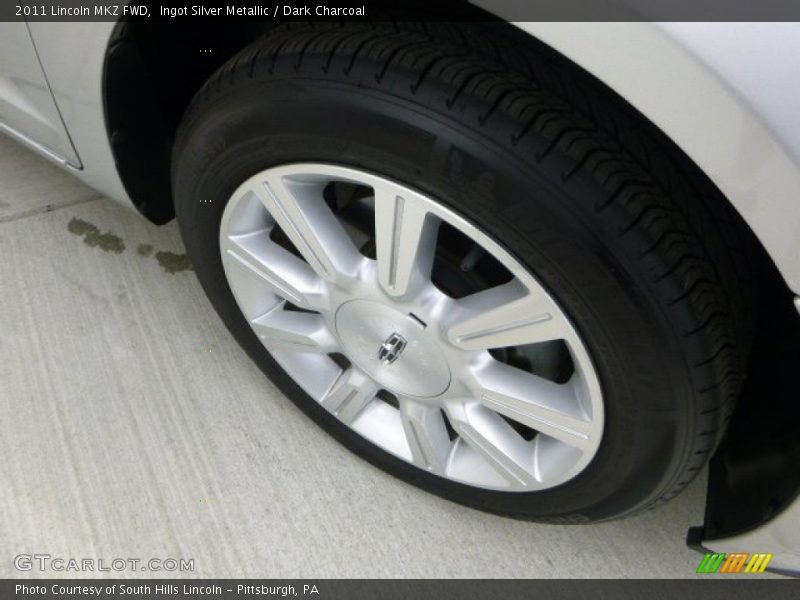 Ingot Silver Metallic / Dark Charcoal 2011 Lincoln MKZ FWD