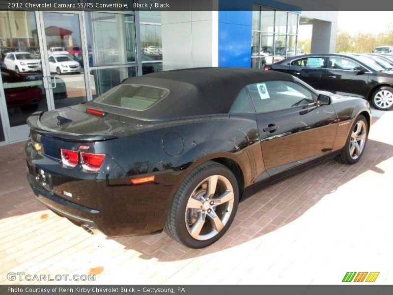 Black / Black 2012 Chevrolet Camaro SS/RS Convertible