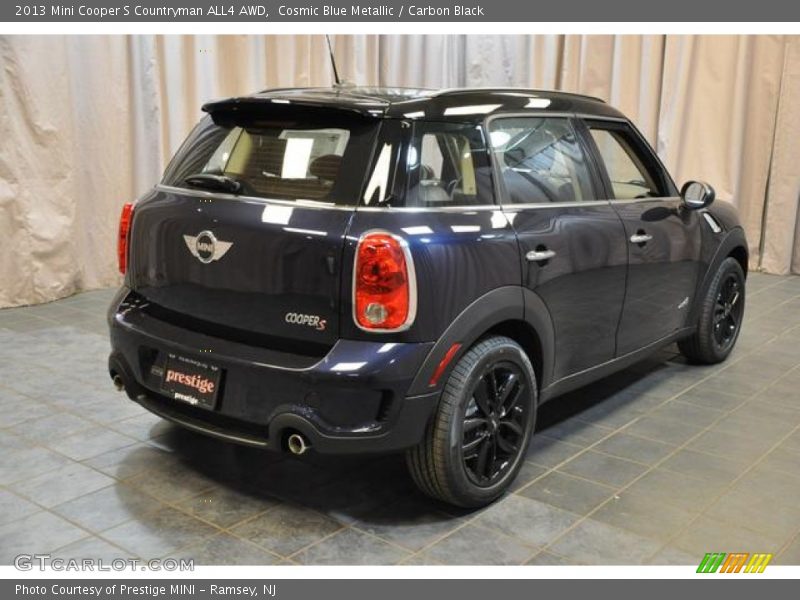 Cosmic Blue Metallic / Carbon Black 2013 Mini Cooper S Countryman ALL4 AWD