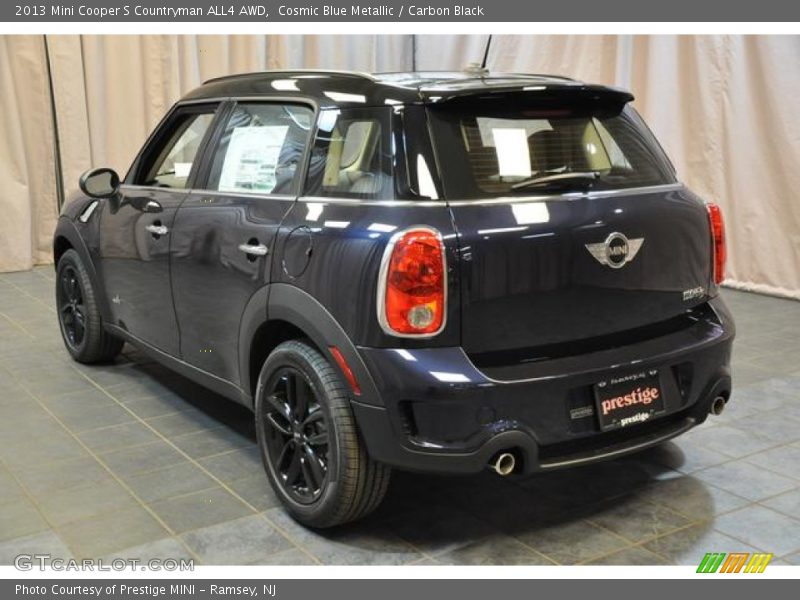 Cosmic Blue Metallic / Carbon Black 2013 Mini Cooper S Countryman ALL4 AWD